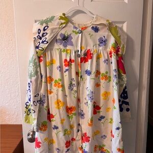 Handmade Floral Long Sleeve Dress- one of a kind
